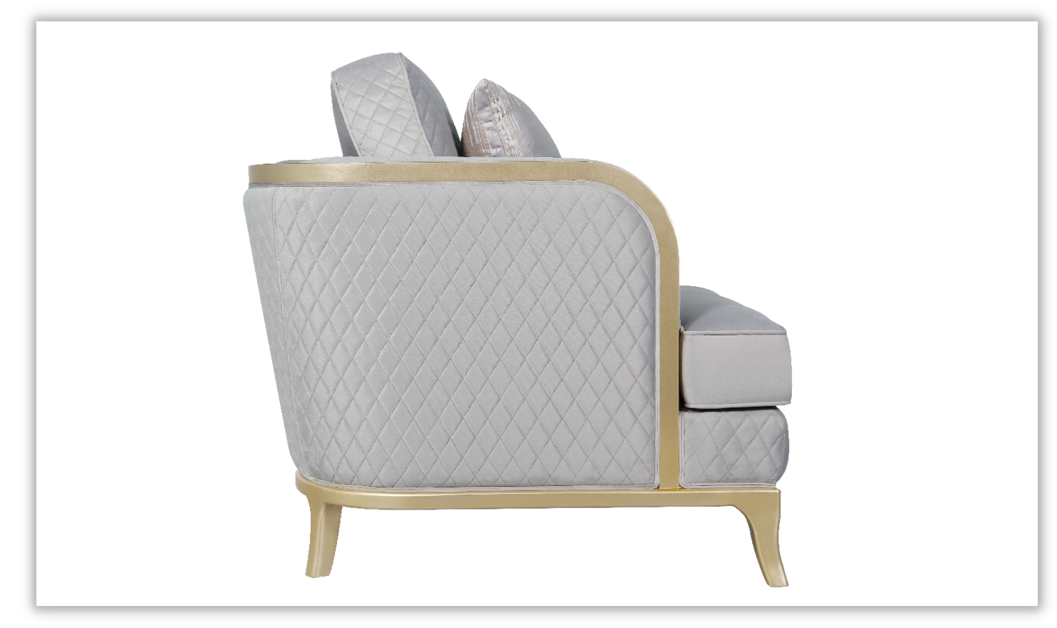 Adele Beige Chair with Accent Pillow