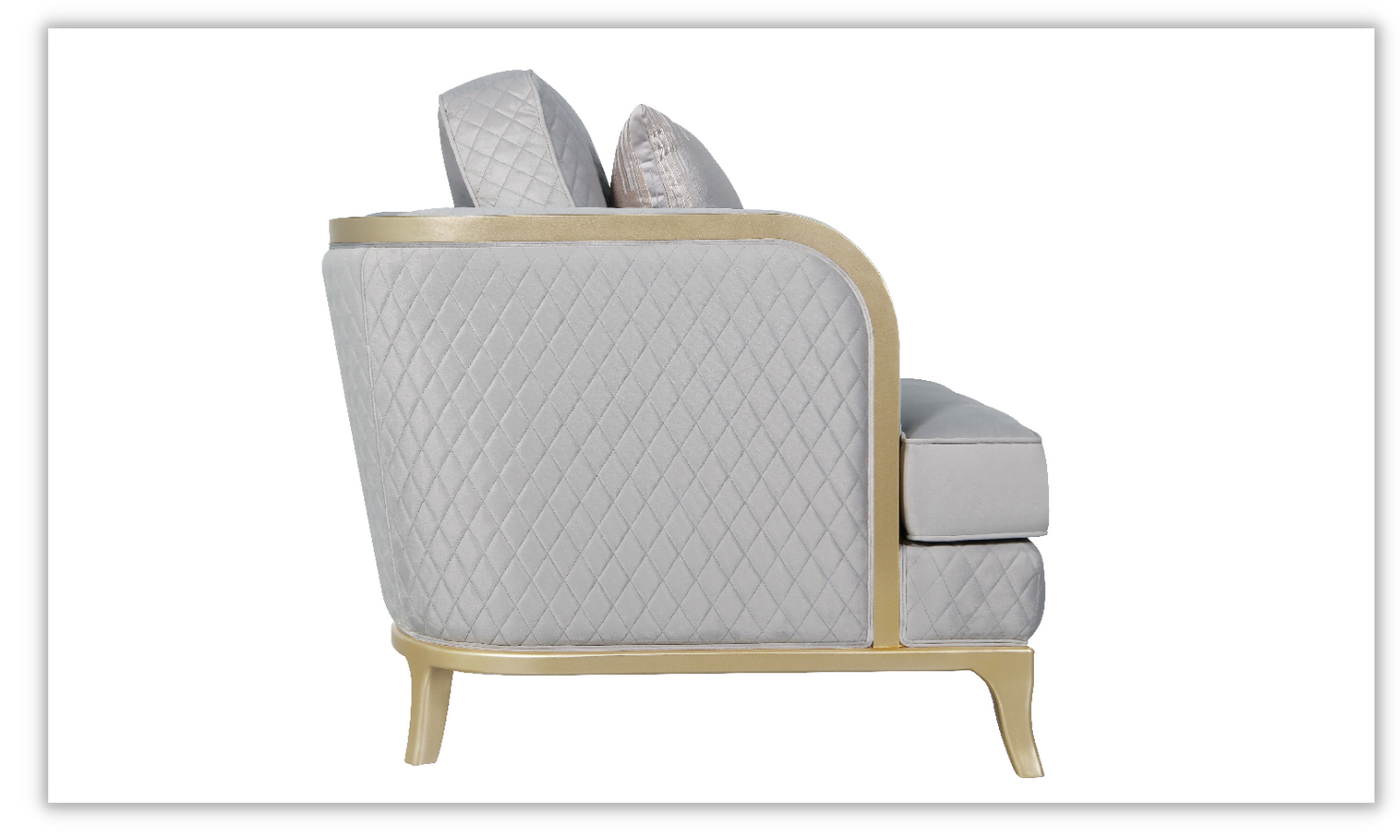 Gio Italia Adele 2 Piece Fabric Living Room Set (Sofa + Chair)