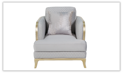Gio Italia Adele 2 Piece Fabric Living Room Set (Sofa + Chair)