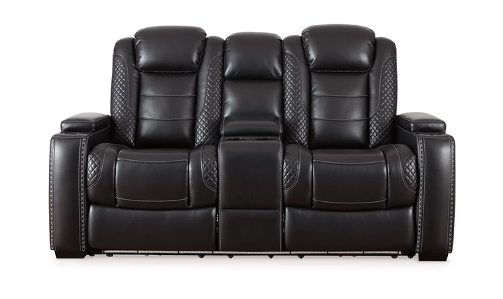 Modern Heritage Adonia Power Reclining Sofa with Adjustable Headrest