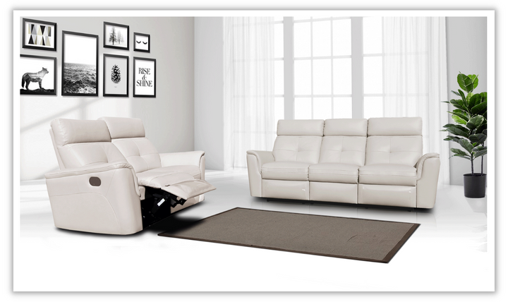 Adonis Leather Reclining Loveseat