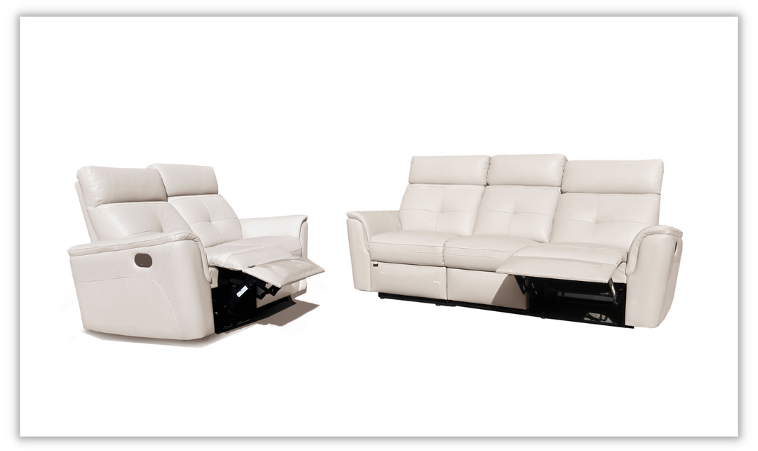 Adonis Leather Reclining Loveseat