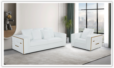 Adorn Sofa In White