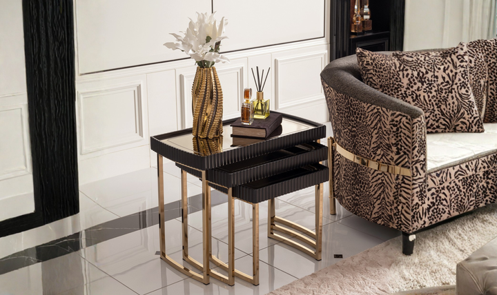 Aico Furniture Lisbon 3-Piece Nesting Table-jennifer furniture