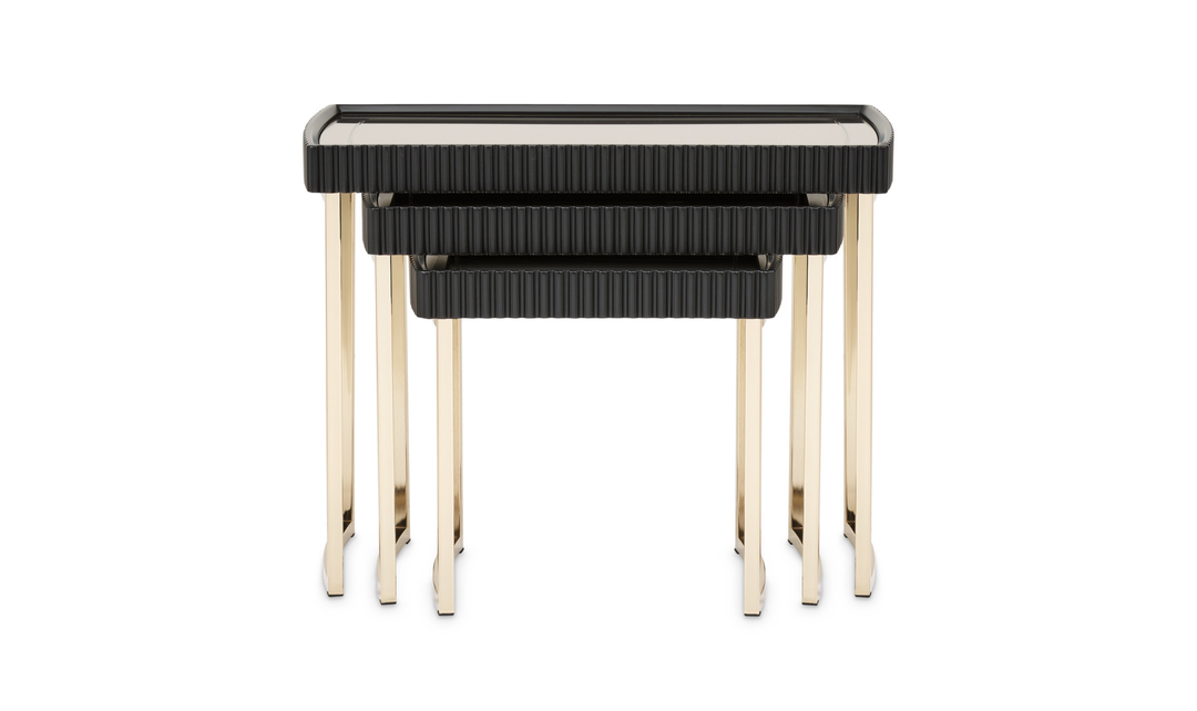 Aico Furniture Lisbon 3-Piece Nesting Table