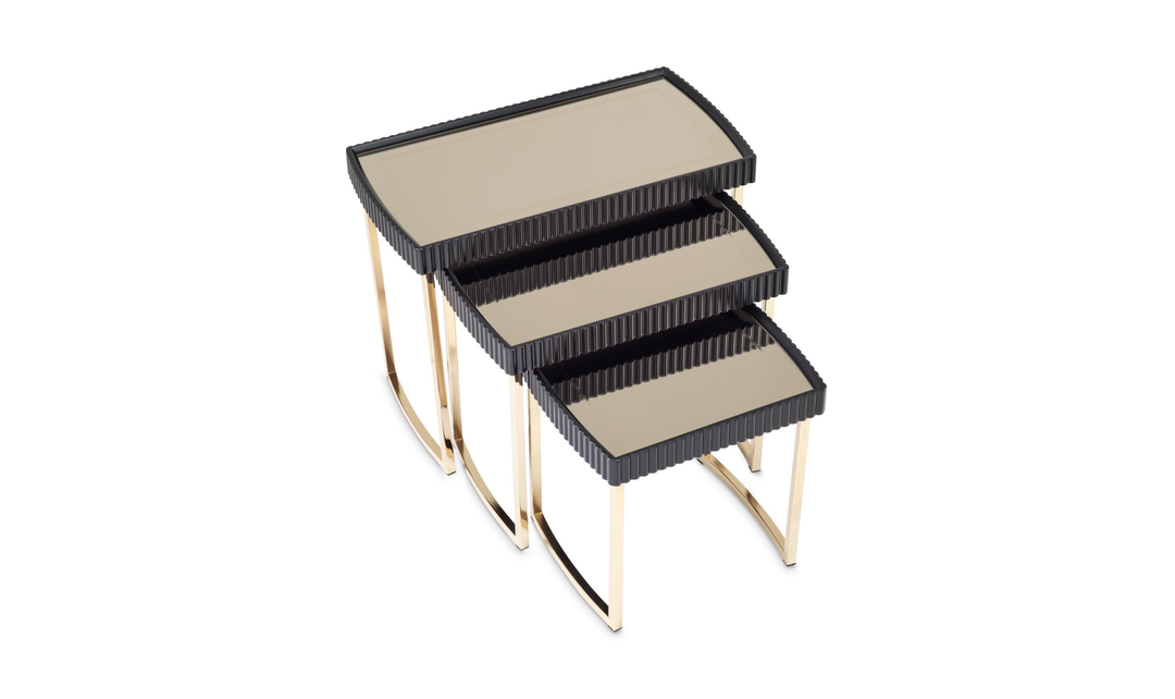 Aico Furniture Lisbon 3-Piece Nesting Table