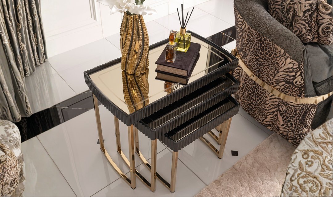 Aico Furniture Lisbon 3-Piece Nesting Table-jennifer furniture