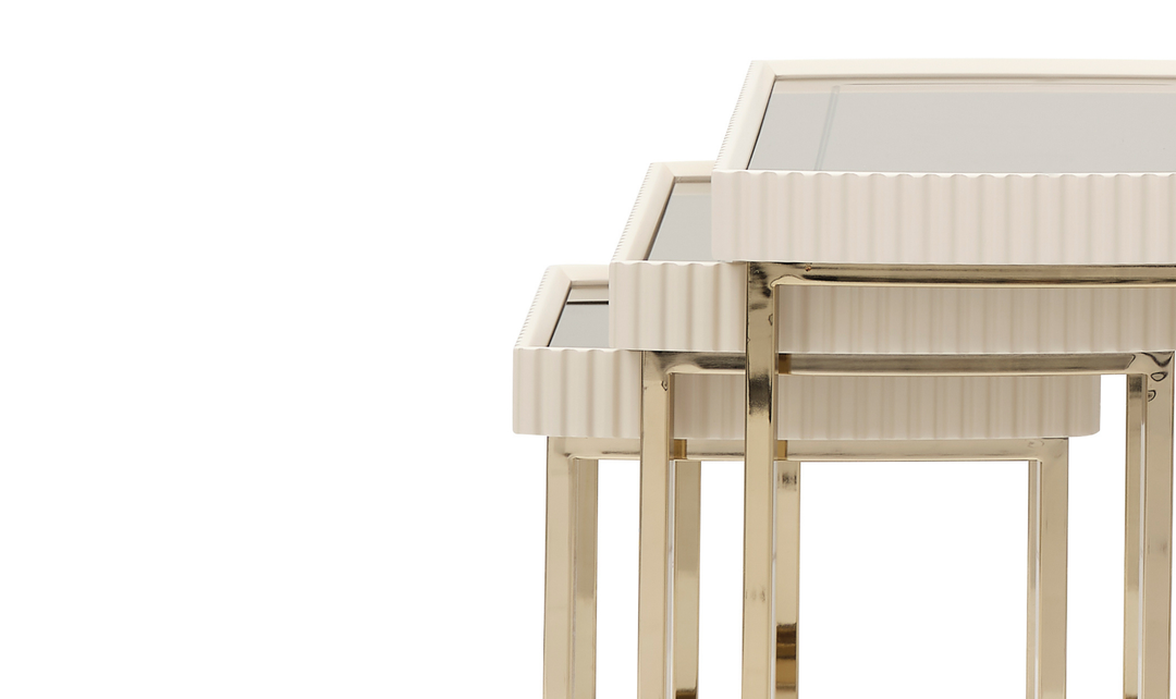 Aico Furniture Lisbon 3-Piece Nesting Table