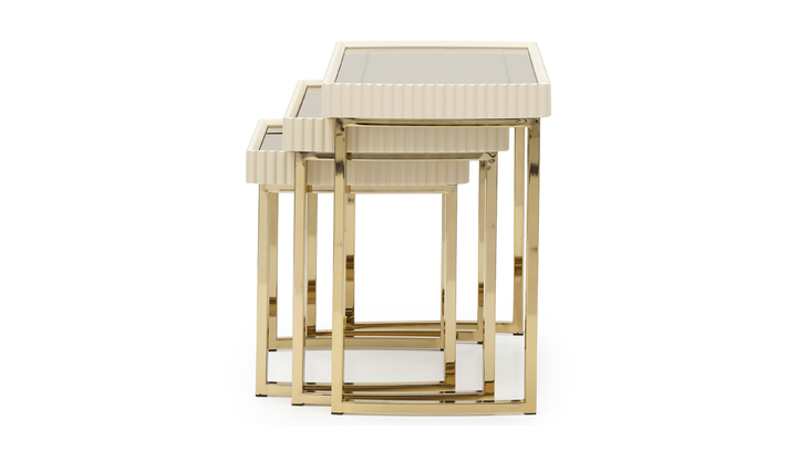 Aico Furniture Lisbon 3-Piece Nesting Table