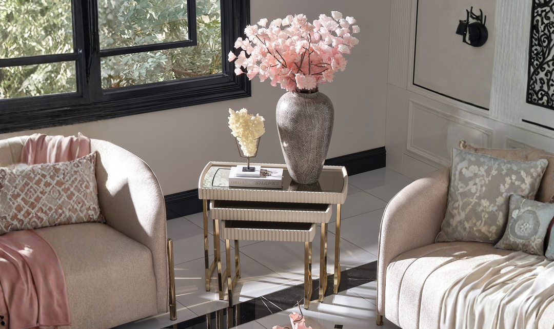 Aico Furniture Lisbon 3-Piece Nesting Table-jennifer furniture