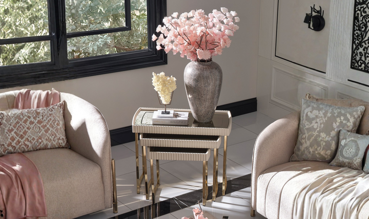 Aico Furniture Lisbon 3-Piece Nesting Table-jennifer furniture