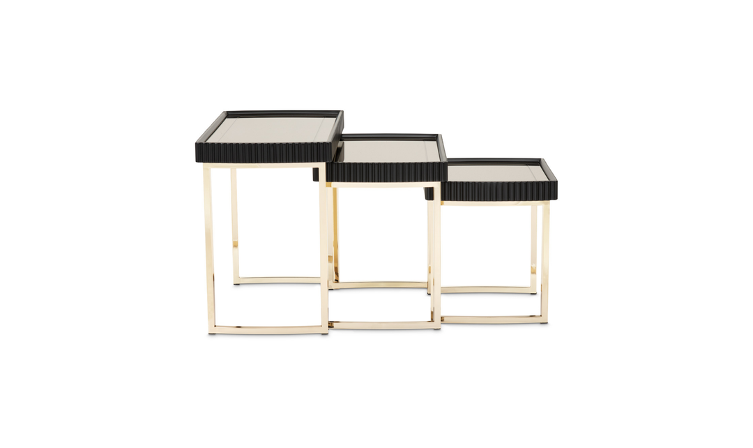Aico Furniture Lisbon 3-Piece Nesting Table