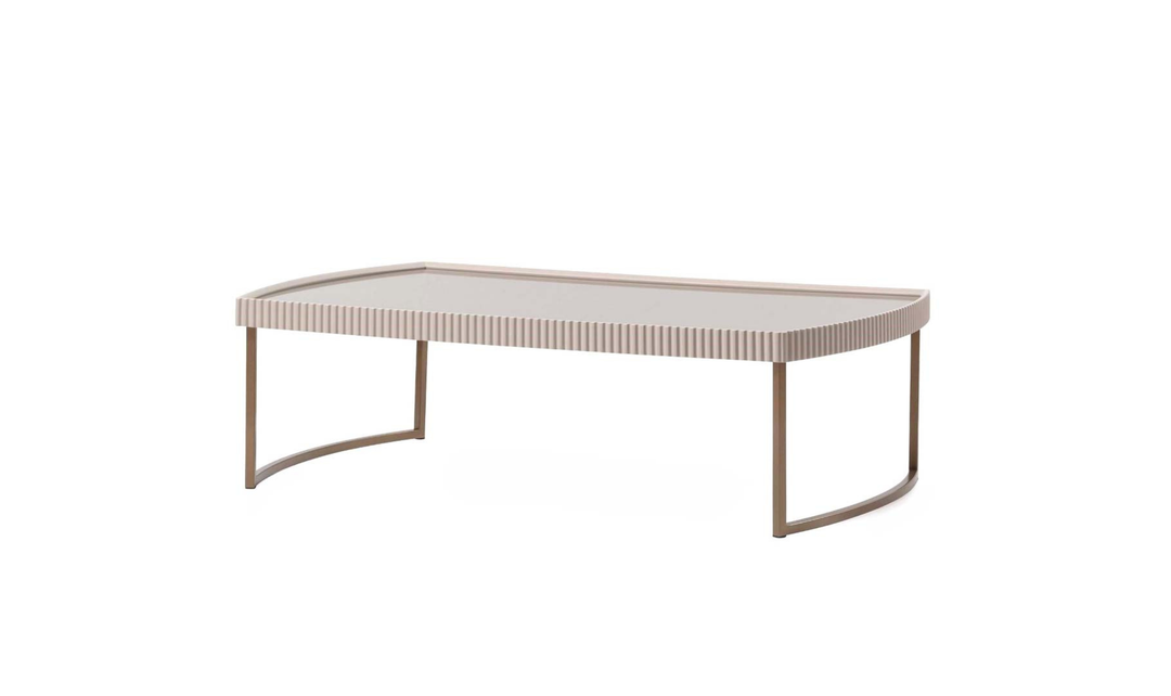 Aico Furniture Lisbon Silken Cream Bronze Table Set-jennifer furniture