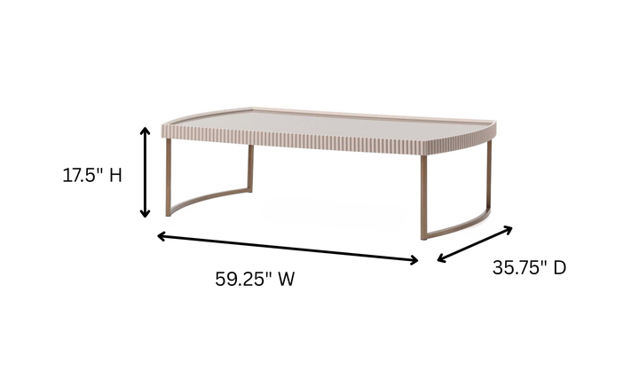 Aico Furniture Lisbon Silken Cream Bronze Table Set