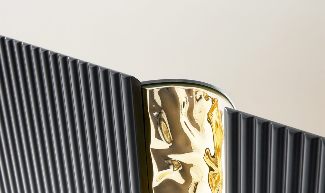 Aico Furniture Lisbon Silken Matte Black Console Table-jennifer furniture