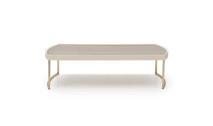 Aico Furniture Lisbon Silken Matte Cocktail Table