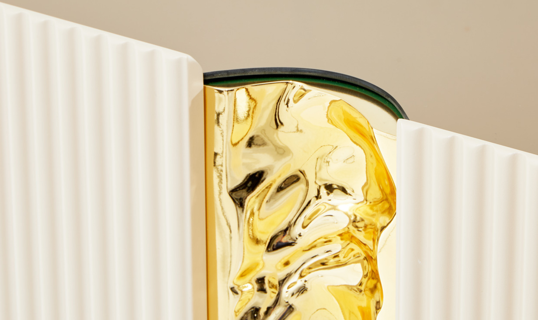 Aico Furniture Lisbon Silken Matte Cream Console Table