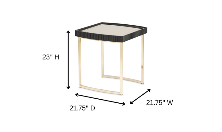 Aico Furniture Lisbon Silken Side Table