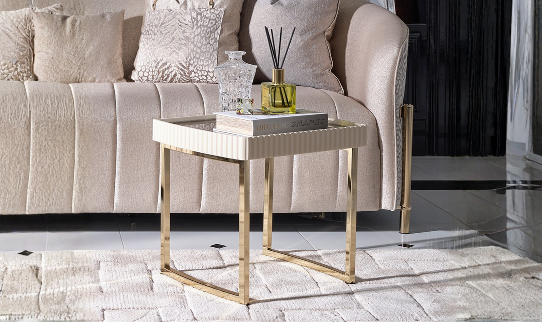 Aico Furniture Lisbon Silken Side Table-jennifer furniture