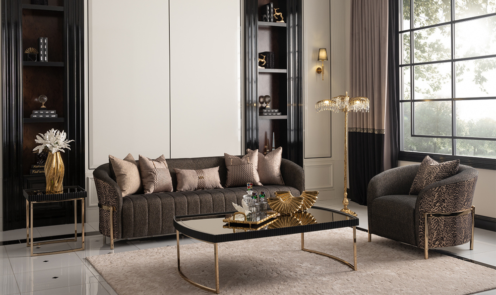 Aico Furniture Lisbon Silken Side Table-jennifer furniture