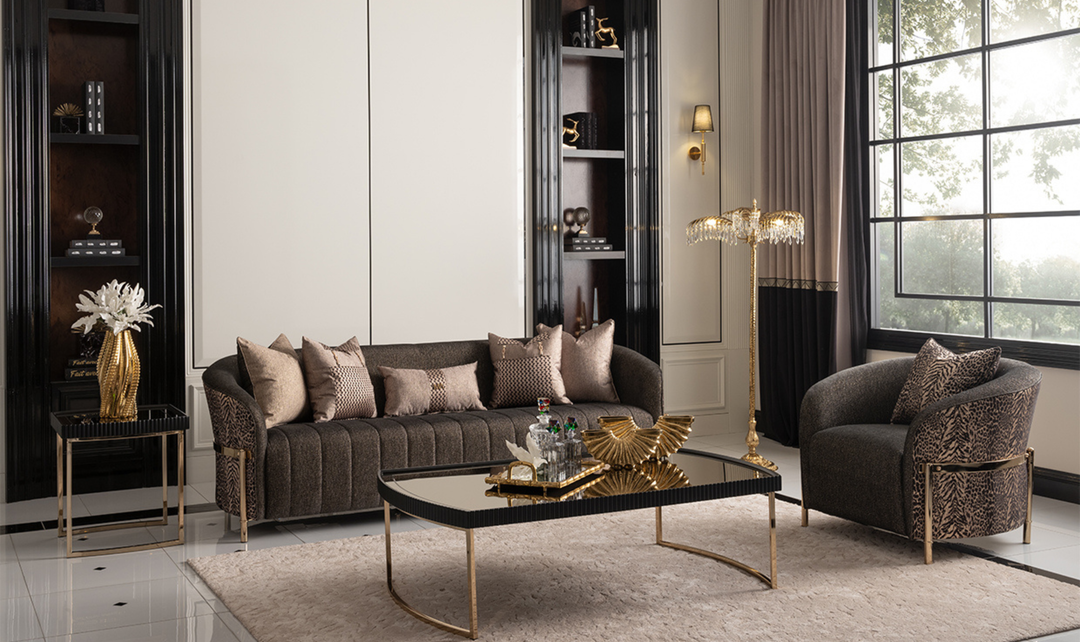 Aico Furniture Lisbon Silken Side Table-jennifer furniture