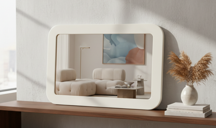 Aico Furniture Lisbon Silken Wall Mirror-jennifer furniture