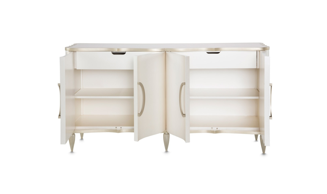 Aico Furniture London Place Creamy Pearl Sideboard-Jennifer Furniture