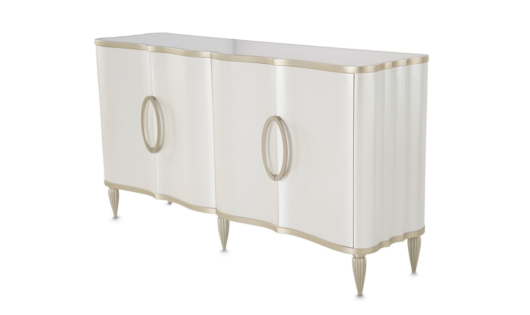 Aico Furniture London Place Creamy Pearl Sideboard-Jennifer Furniture