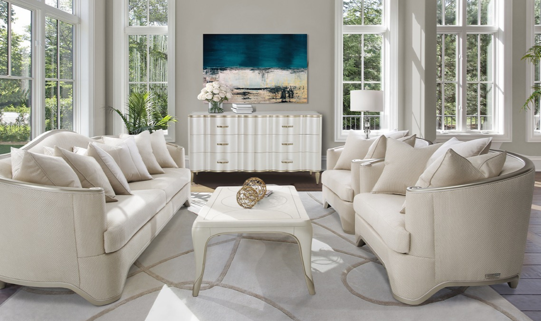 Aico Furniture London Place Upholstered Chair And A Half