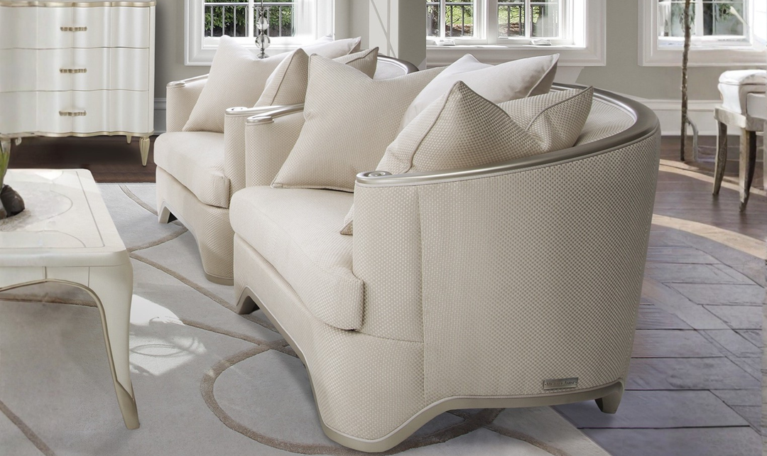 Aico Furniture London Place Upholstered Chair And A Half