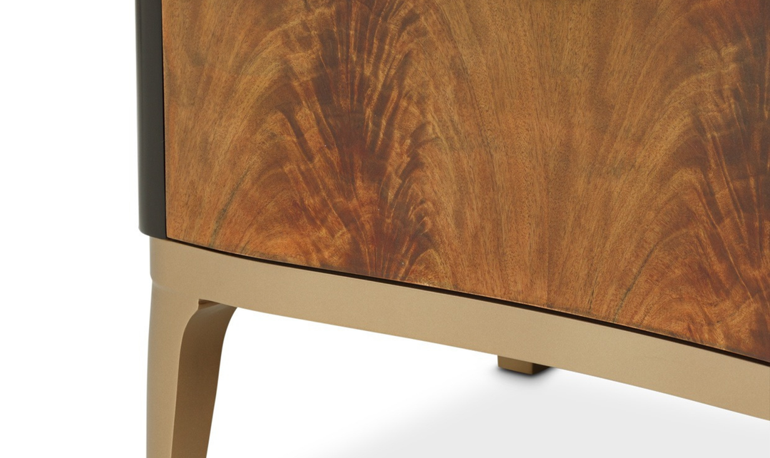 Aico Furniture Malibu Crest Dresser in Crotch Mahogany