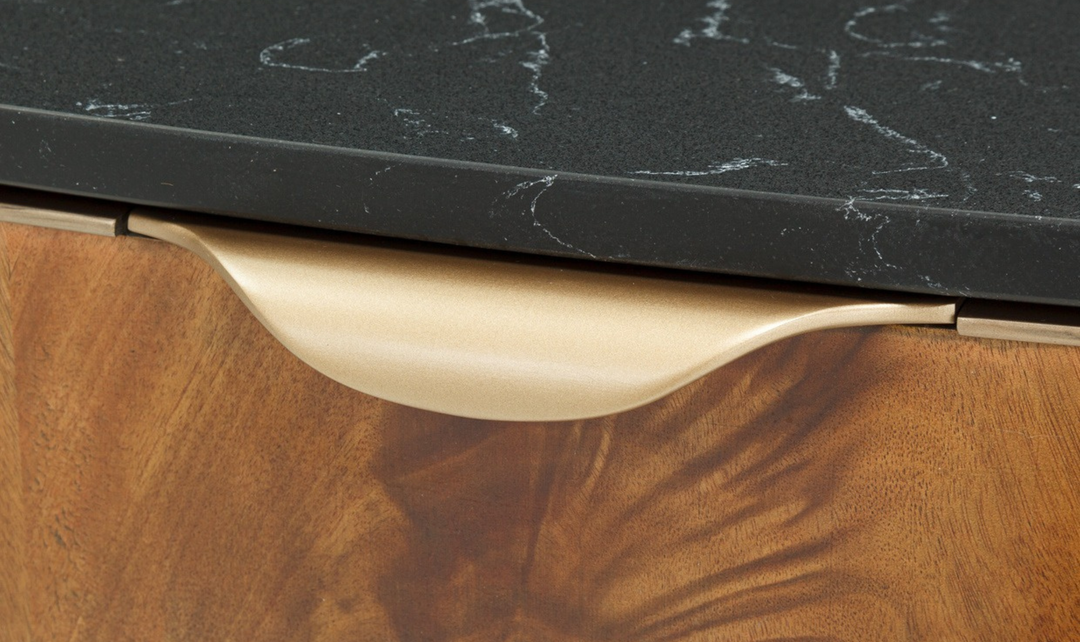 Aico Furniture Malibu Crest Dresser in Crotch Mahogany