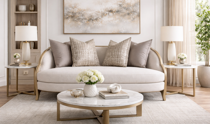 Aico Furniture Malibu Crest Loveseat-Jennifer Furniture