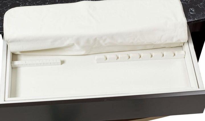 Aico Furniture Malibu Crest Sideboard in Crotch Mahogany Finish