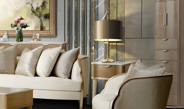 Aico Furniture Malibu Crest Square End Table