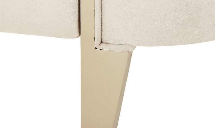 Aico Furniture Malibu Crest Upholstered Curved Panel Bed-Jennifer Furniture