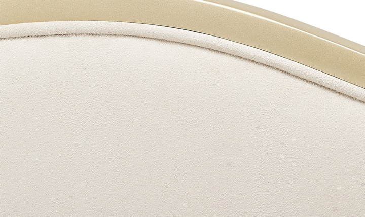 Aico Furniture Malibu Crest Upholstered Curved Panel Bed