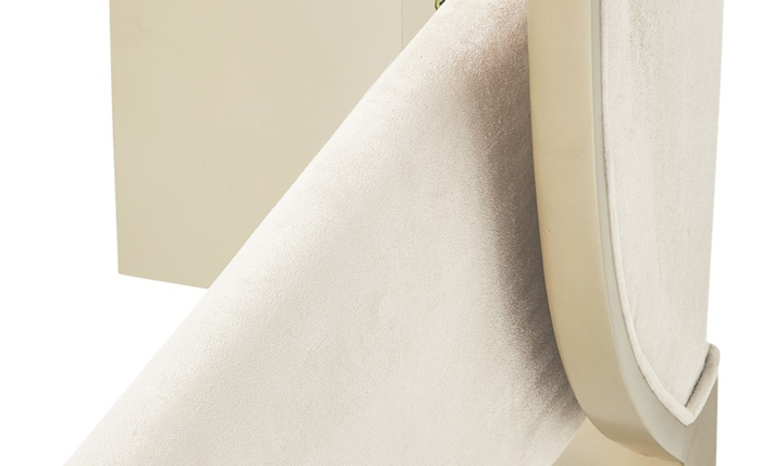 Aico Furniture Malibu Crest Upholstered Curved Panel Bed-Jennifer Furniture