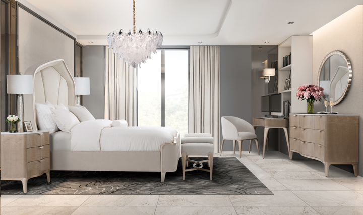 Aico Furniture Malibu Crest Vanity Chair