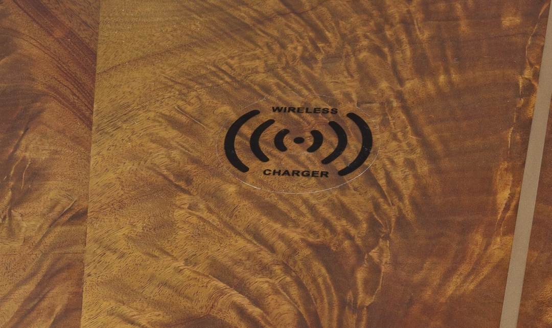 Aico Furniture Malibu Crest Vanity Desk in Crotch Mahogany-Jennifer furniture