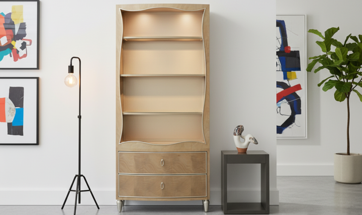 Aico Furniture Villa Cherie Bookcase-jennifer furniture