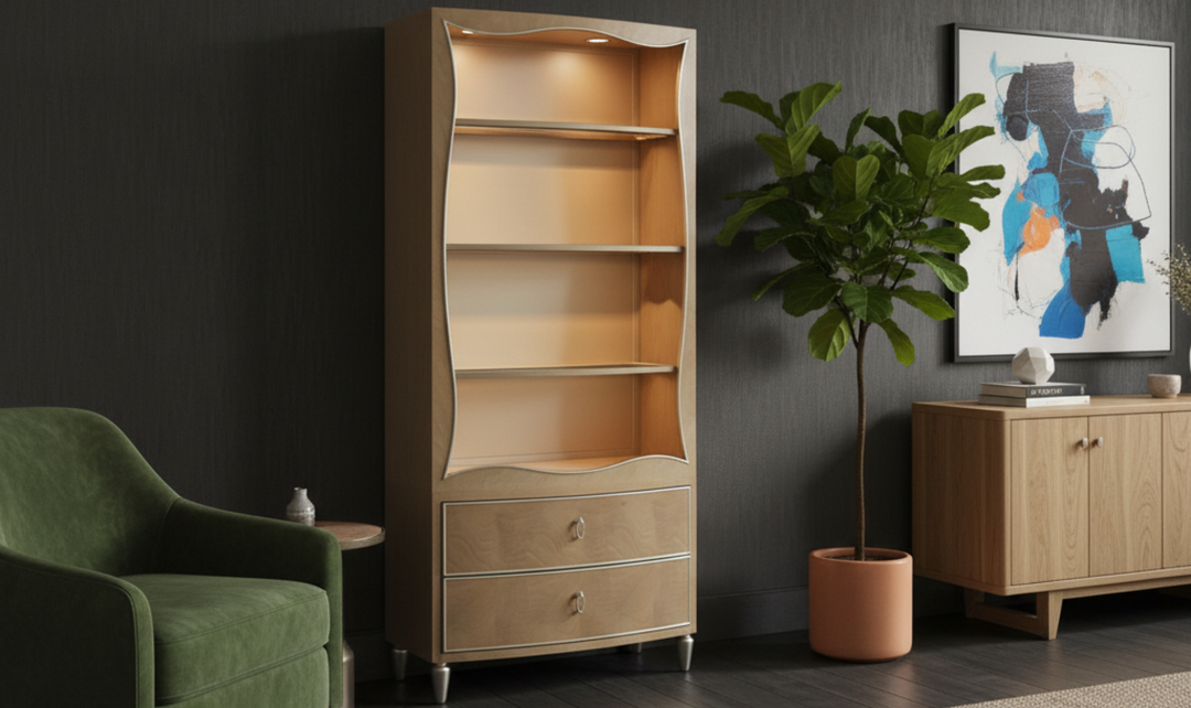 Aico Furniture Villa Cherie Bookcase-jennifer furniture