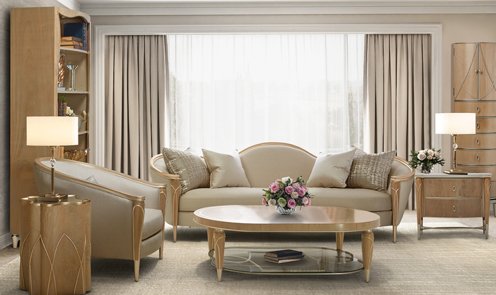 Aico Furniture Villa Cherie Bookcase-jennifer furniture