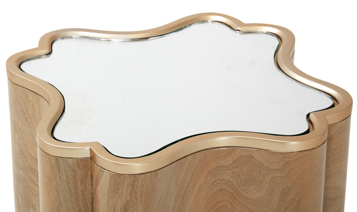 Aico Furniture Villa Cherie Chairside Table-jennifer furniture