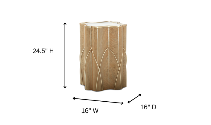 Aico Furniture Villa Cherie Chairside Table