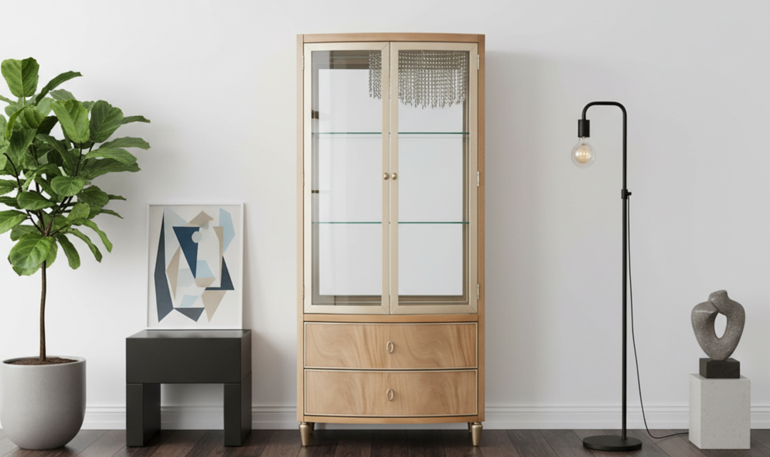 Aico Furniture Villa Cherie Display Cabinet-jennifer furniture