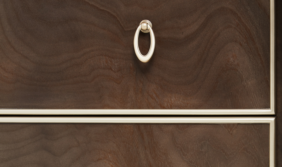 Aico Furniture Villa Cherie Dresser & Mirror Caramel