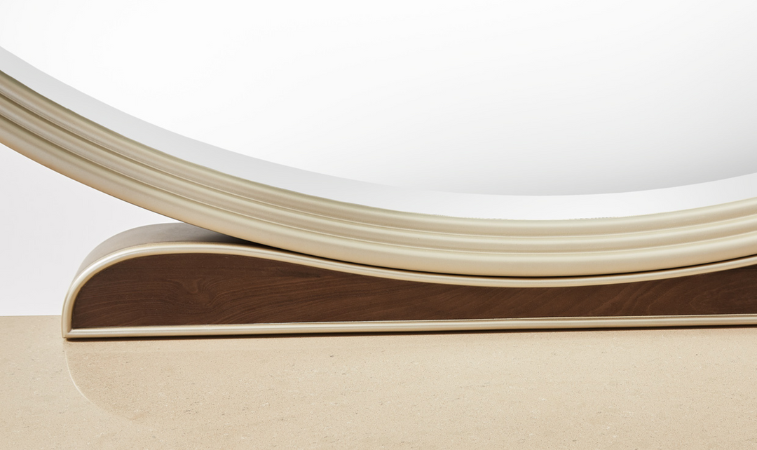 Aico Furniture Villa Cherie Dresser & Mirror Caramel