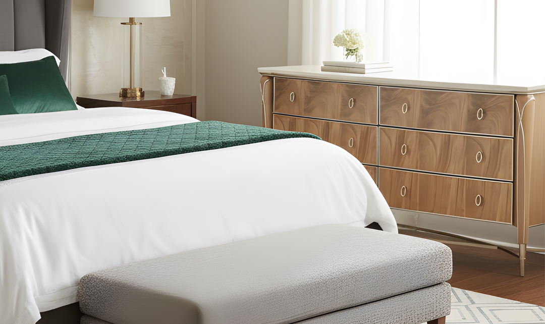 Aico Furniture Villa Cherie Dresser in Caramel-jennifer furniture