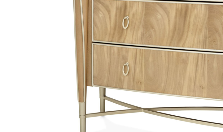 Aico Furniture Villa Cherie Dresser in Caramel-jennifer furniture